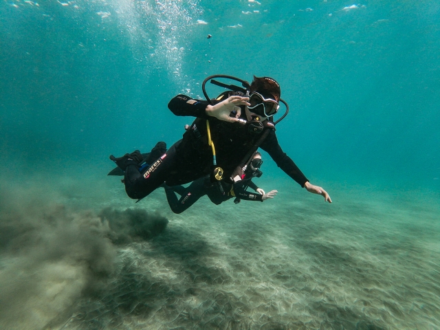  Learning to dive in Santa Cruz de Tenerife 