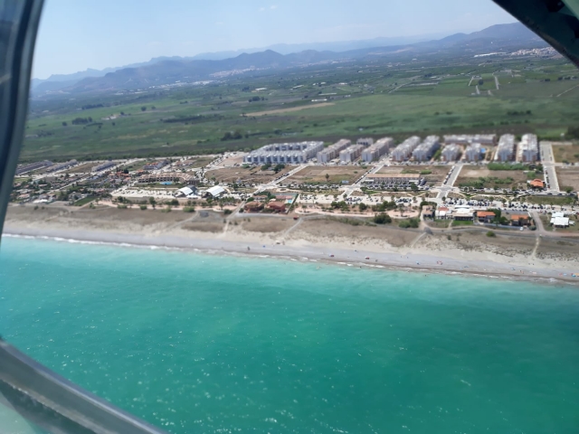  Castellón beach by autogyro