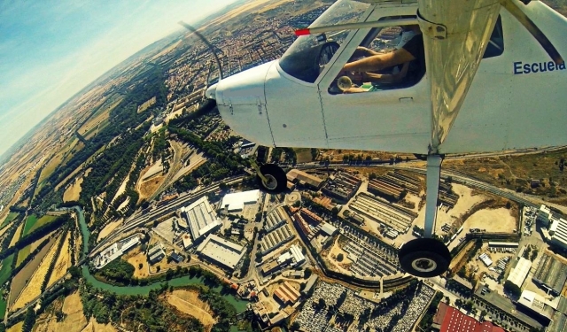 Vistas desde avioneta en Algodor