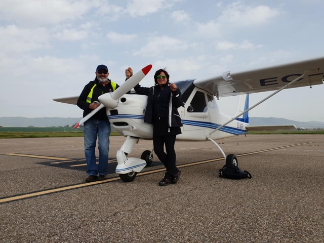 Antes de comenzar el vuelo