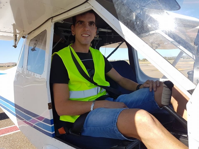 Preparado en la cabina 