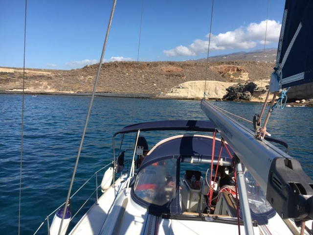  Il isola di Tenerife da uno yacht 