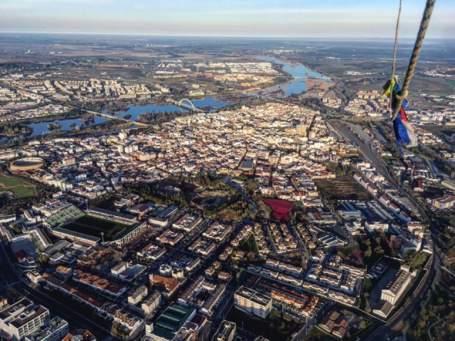  Mérida aus der Vogelperspektive