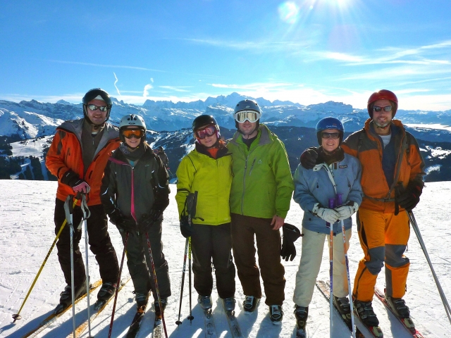 Imparare a sciare con la famiglia Sierra Nevada