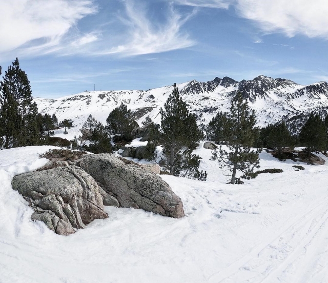 Los Pirineos nevados 