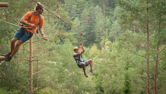  Circuito zipline a Girona