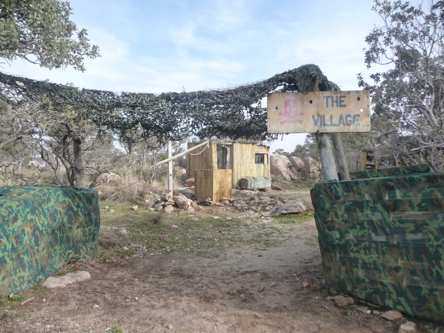  Batalha de paintball Col médio