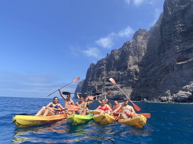  Group doing kayak activity 