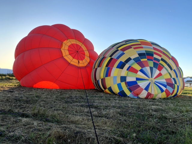 Ready for our balloon flight 