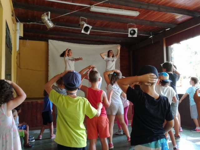 La pista de baile de nuestro albergue en Sierra Blanca