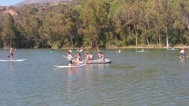 Jornada de piragüismo y paddle surf en el Lago de Las Tortugas