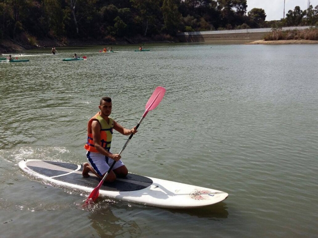 Pagayez vers le sud sur le lac Las Torgugas 