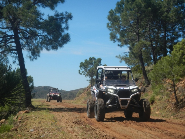 Quemando rueda en las sierras de Marbella