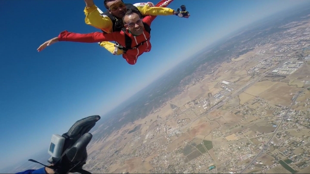 Tandem jump over the Mosque of Córdoba 