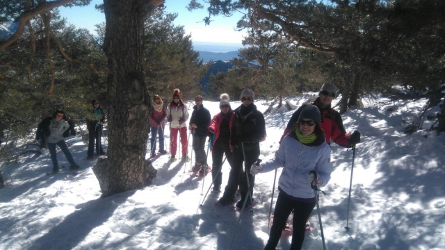Tour con le ciaspole in famiglia Madrid 