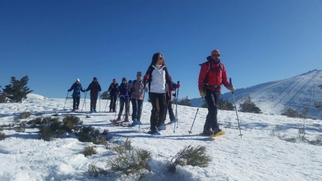  Escursione con le ciaspole a Navacerrad 