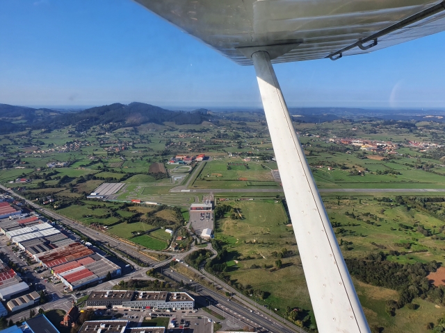  Baptism of flight in plane