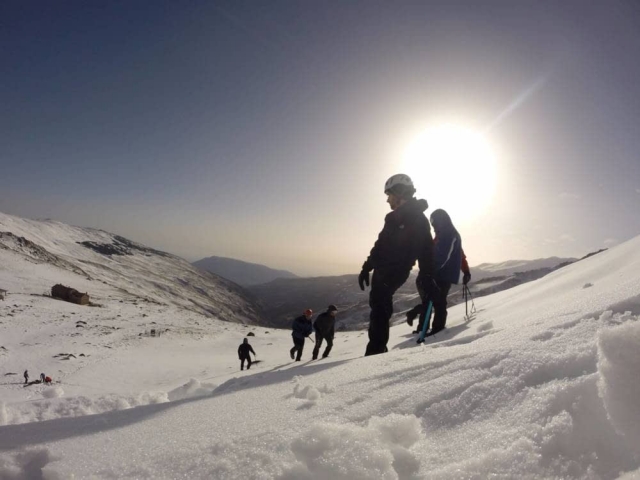  Ascension Veleta in snow season 