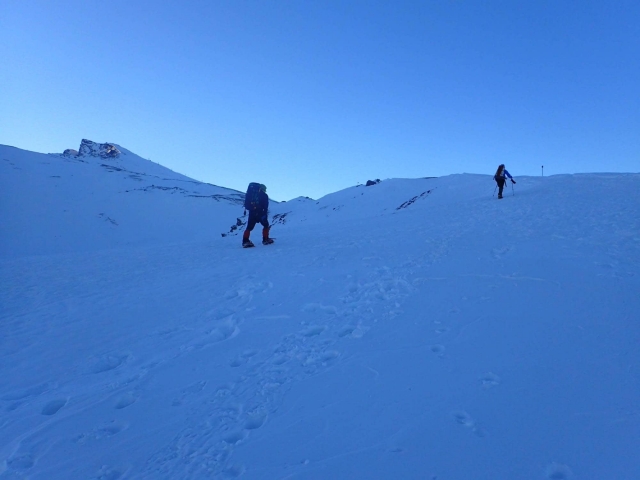 Sessione di sport invernali 
