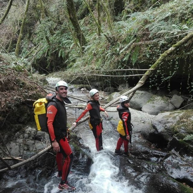 Canyoning in Amurrio 