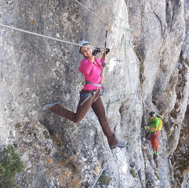  Klettersteig mit Bergmonitor 
