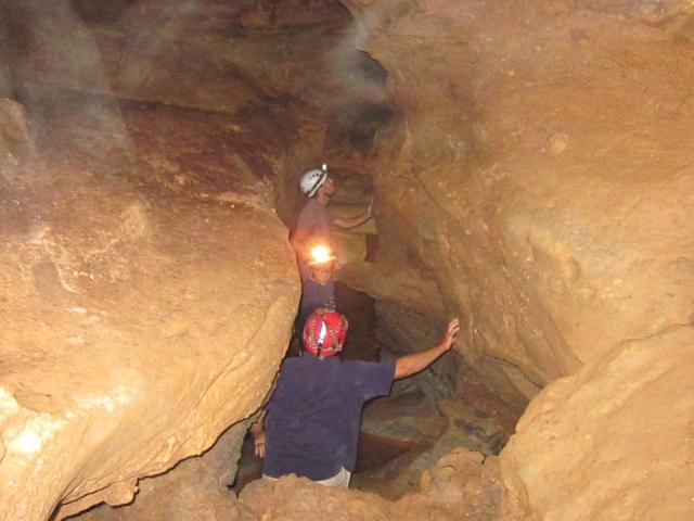 Passage étroit Cueva del Agua 