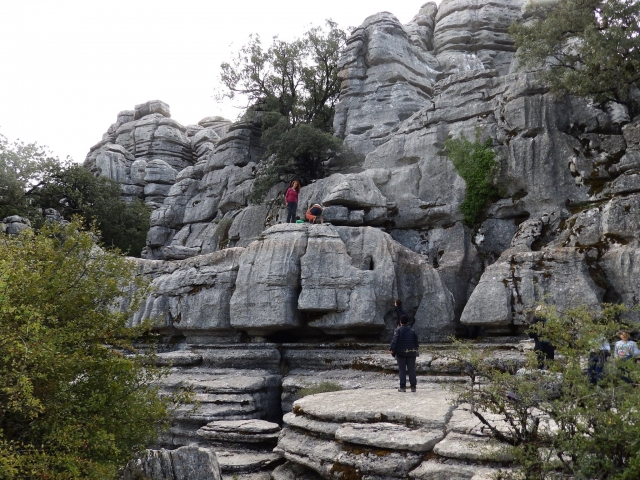 Caminhada pelo labirinto de Torcal 