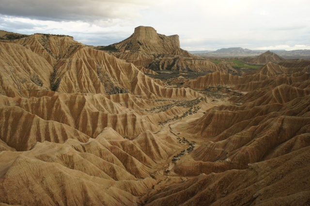Formaciones de yeso y arcilla en Las Bardenas
