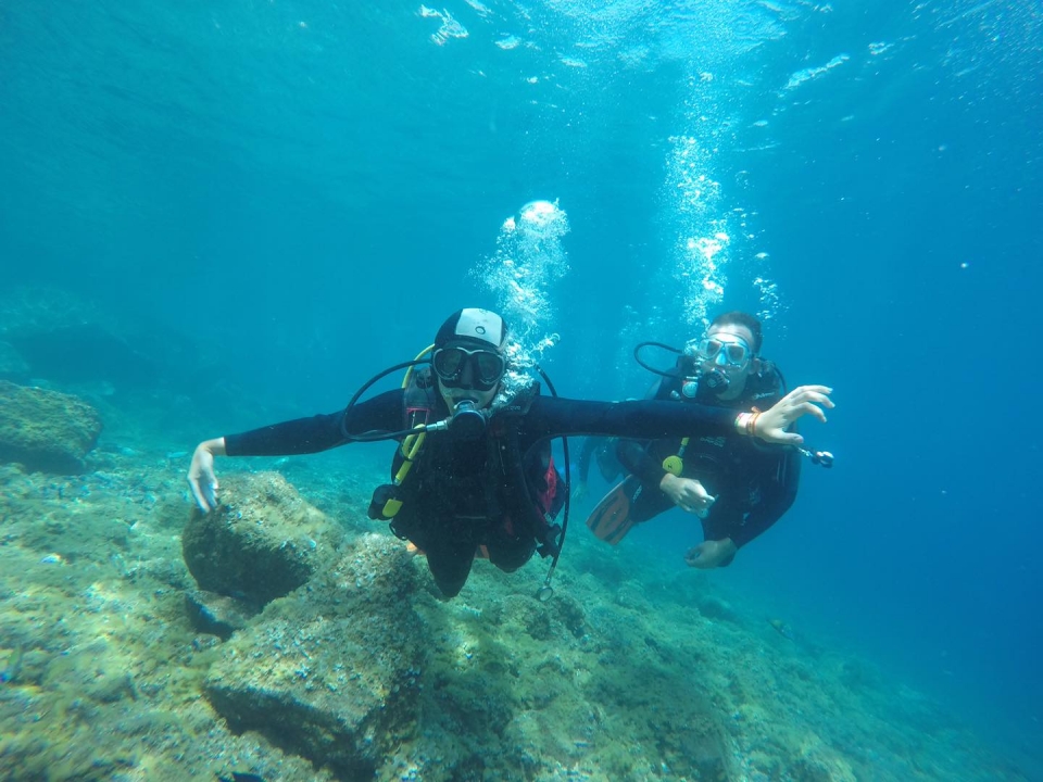 Bucear por primera vez en Radazul