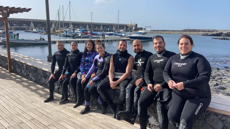 Inmersión de buceo Playa de radazul 