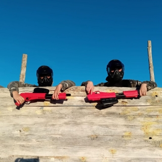 Paintball pour enfants balles illimitées Quijorna, 1h