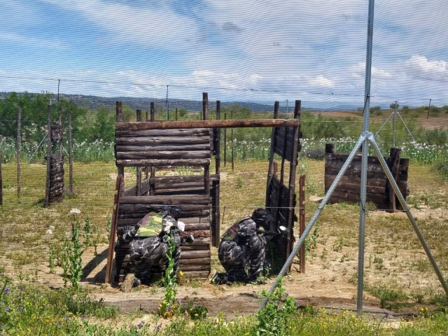 Uno de nuestros escenarios con vistas a la Sierra de Gredos