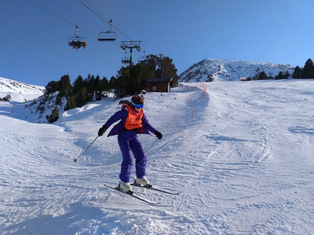  Salto de esqui feminino em Valdesquí 