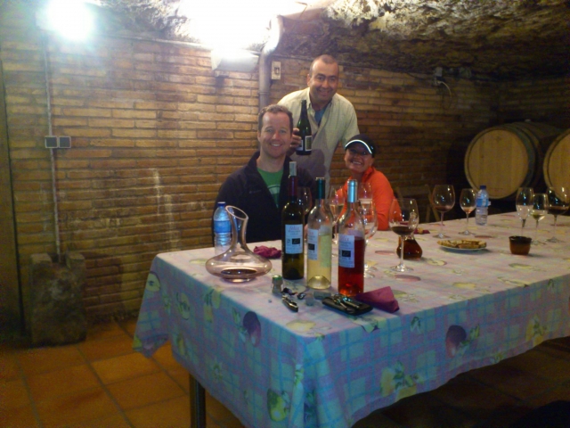 Camarra de vinos del Penedés