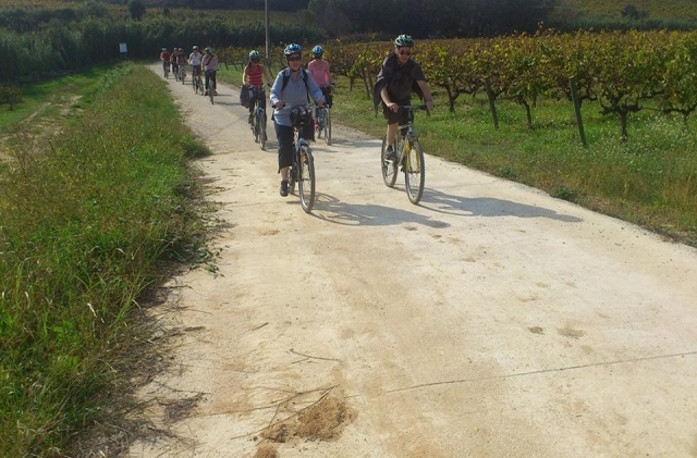 Pedaleando en buena compañía por el Penedés