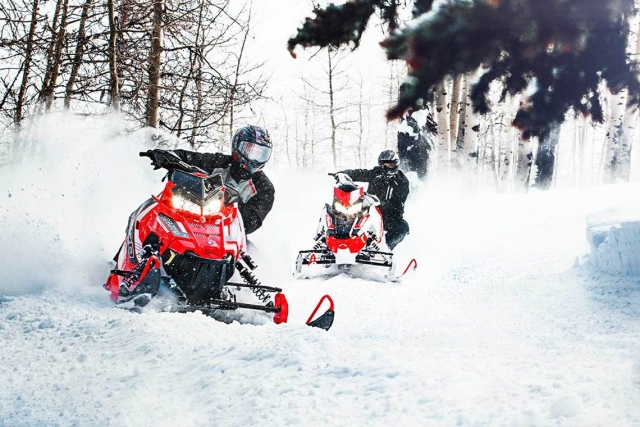  Snowmobile tour through the Tena Valley