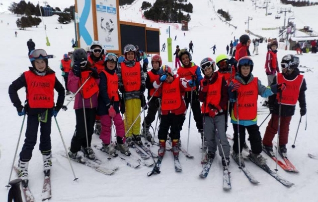 Clase de esquí de 3 horas en Madrid