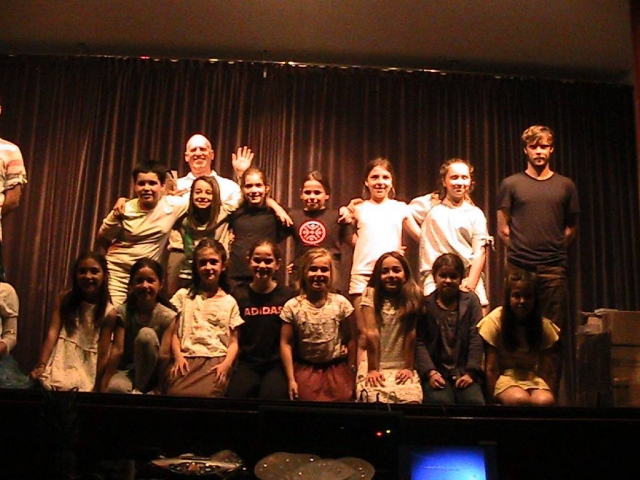  Fim da apresentação teatral