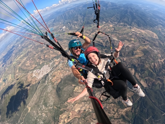 Vuela en parapente en El Bosque