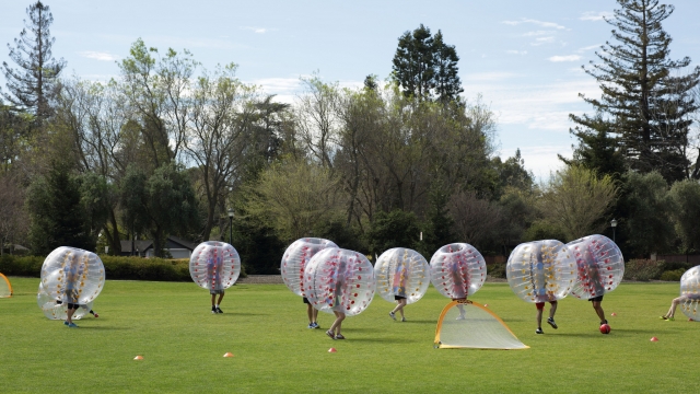  Jeu de Zorbing à Salvaterra de Miño 