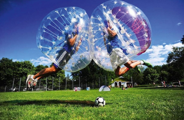  Tacle à bulles en l'air 