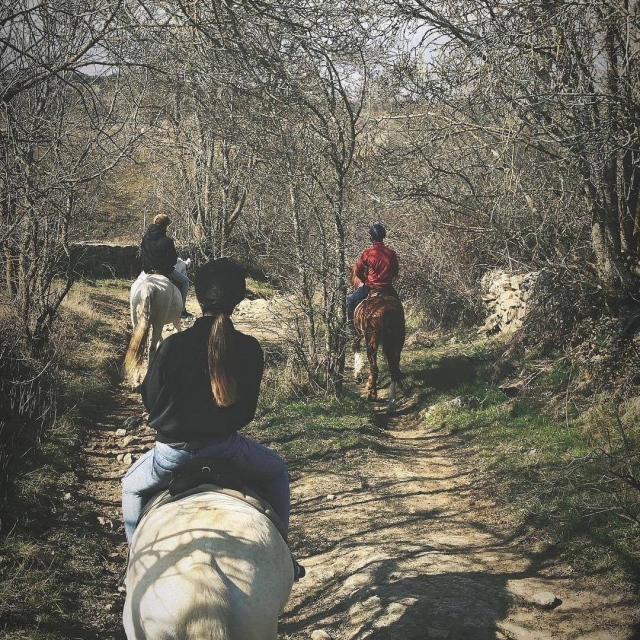 Ruta a caballo por Buitrago de Lozoya