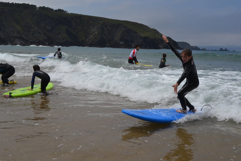 Curso de surf en Playa Esteiro Curso de surf en Playa Esteiro