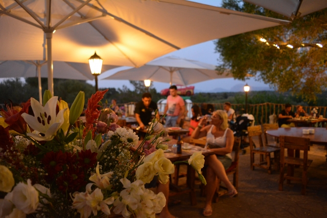Terraza en la finca