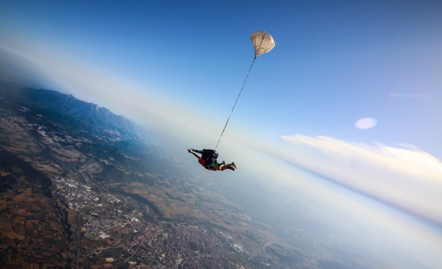  Fallschirmsprung über Montserrat 
