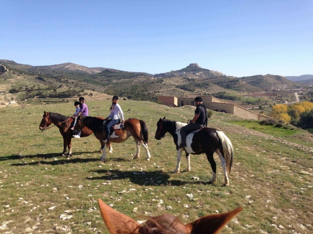  Horseback riding through the natural environment of Morella 
