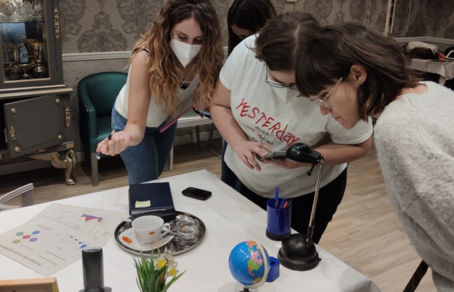  Cena con una escape room