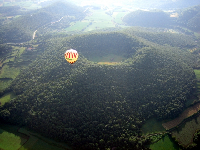  Volcan Santa Margarida vu du ciel 
