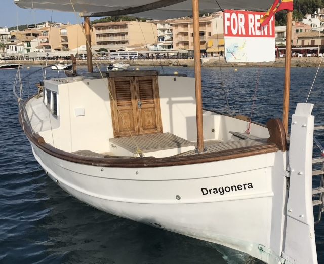  Llaüt boat for rent Mallorca 