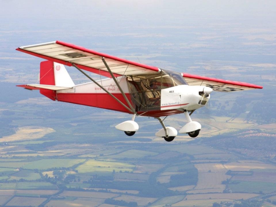 Una de nuestras avionetas